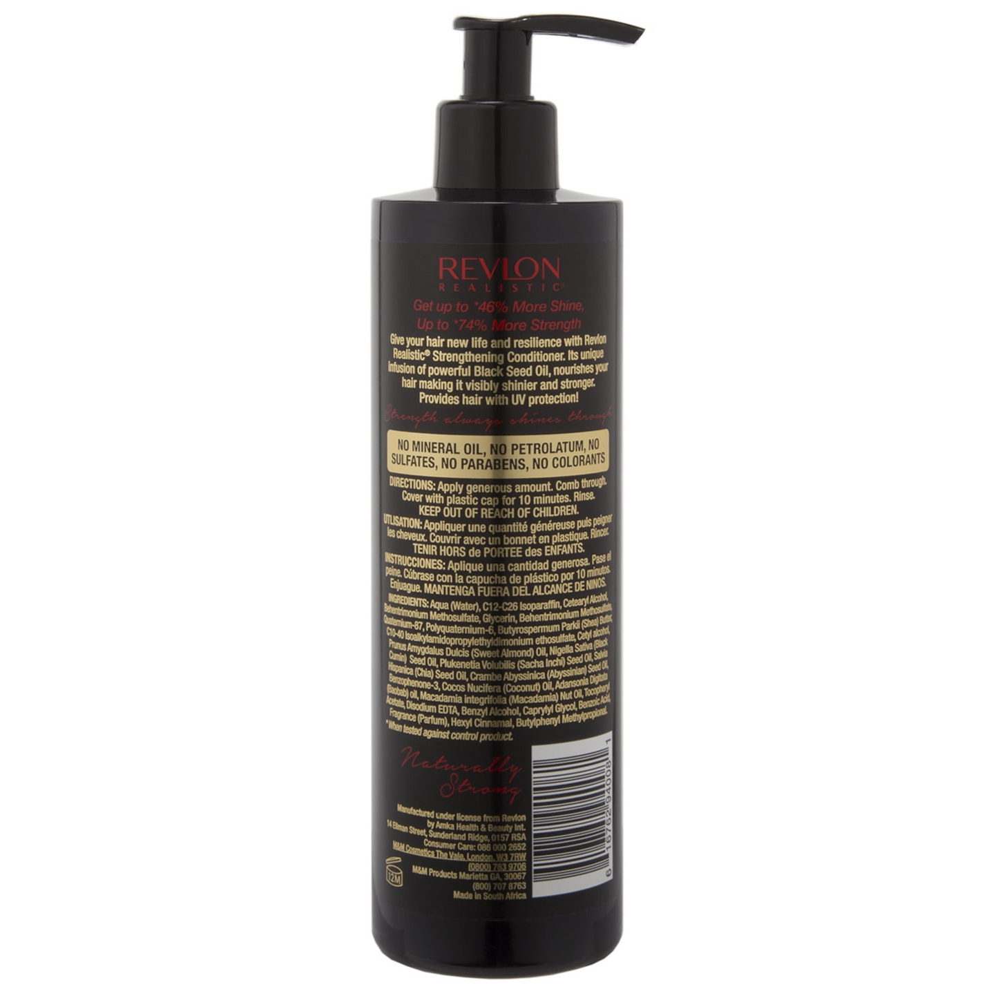 Revlon Realistic Black Seed Oil Strengthening Conditioner 340ml | Shine & Strength