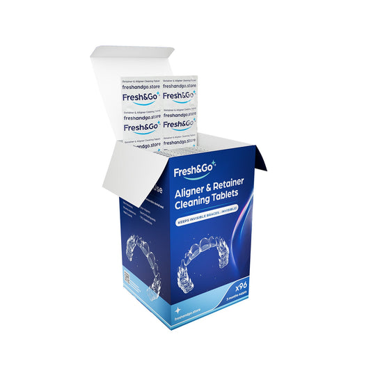 Fresh & Go Aligner and Retainer Cleaning Tablets 96's