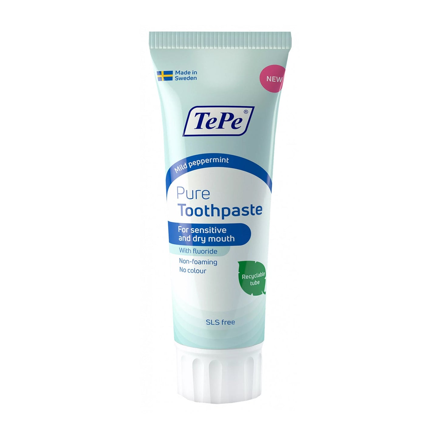 TePe Pure Toothpaste, Peppermint (75ml)