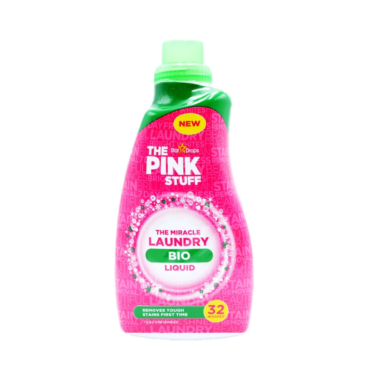 The Pink Stuff Miracle Bio Laundry Stain Remover Liquid Detergent 960ml