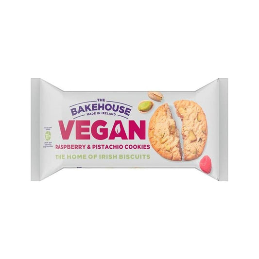 Bakehouse Vegan Biscuits Raspberry & Pistachio Cookies 220g (Box of 12)