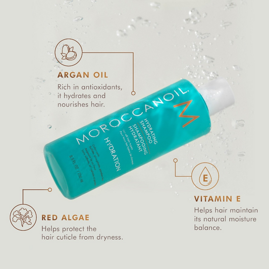 Moroccanoil Hydrating Shampoo 500ml | Moisturize & Restore Dry, Dehydrated Hair
