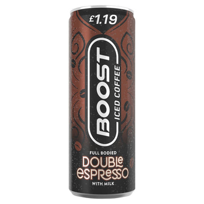 Boost Iced Coffee Double Espresso 250 ml (Box of 12)
