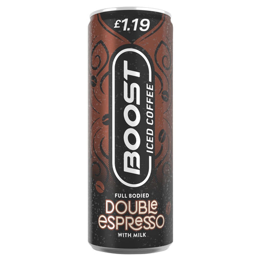 Boost Iced Coffee Double Espresso 250 ml (Box of 12)