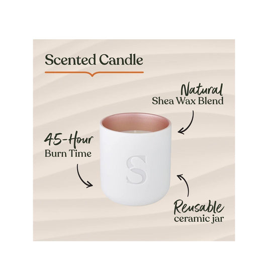 Sanctuary Spa Wellness Scented Ceramic Candle