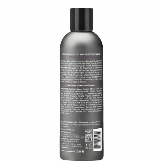 Design Essentials Peppermint & Aloe Anti-Itch Shampoo 8oz | Scalp & Dandruff Relief