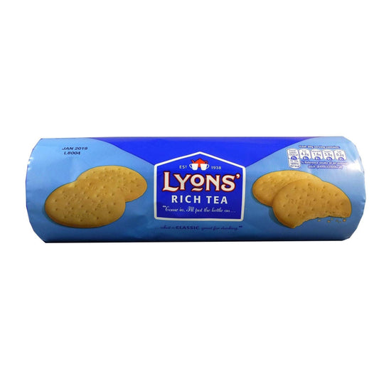 Lyons Rich Tea biscuits 300g (Box of 18)