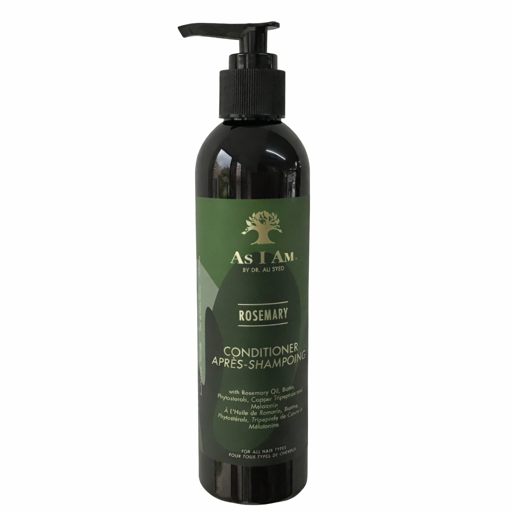 AS I AM Rosemary Conditioner 237ml | Strengthens, Moisturizes & Revitalizes Hair
