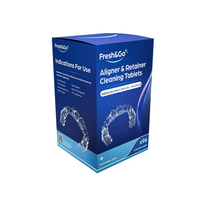 Fresh & Go Aligner and Retainer Cleaning Tablets 96's