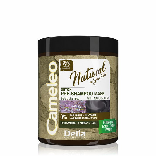 Cameleo Natural Detox Pre-Shampoo Mask 250ml | Rebuild & Nourish Hair