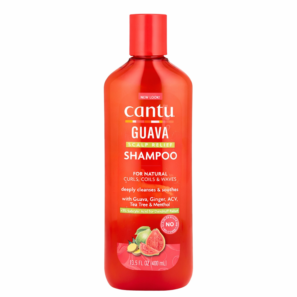 Cantu Guava Scalp Relief Shampoo 13.5oz | Anti-Dandruff & Itch Control