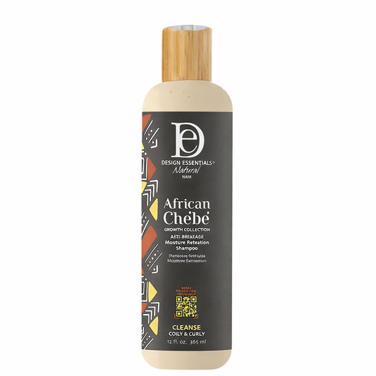 Design Essentials Natural African Chebe Anti-Breakage Moisture Retention Shampoo 12oz | Gentle Cleansing & Strength