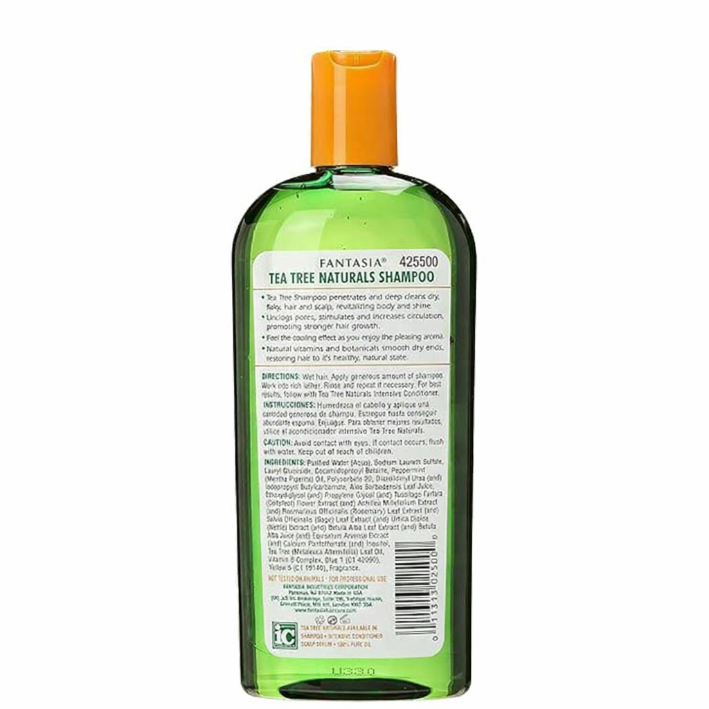 Fantasia Tea Tree Naturals Aloe Enriched Shampoo 12oz | Hydrate & Refresh Scalp