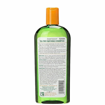 Fantasia Tea Tree Naturals Aloe Enriched Shampoo 12oz | Hydrate & Refresh Scalp