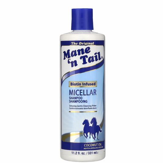 Mane N Tail Biotin Infused Micellar Shampoo 12oz | Detox & Revitalize Hair
