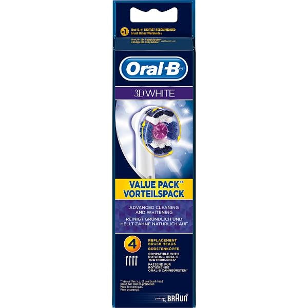 Oral-B 3D White Heads 4Pk