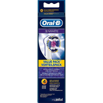 Oral-B 3D White Heads 4Pk