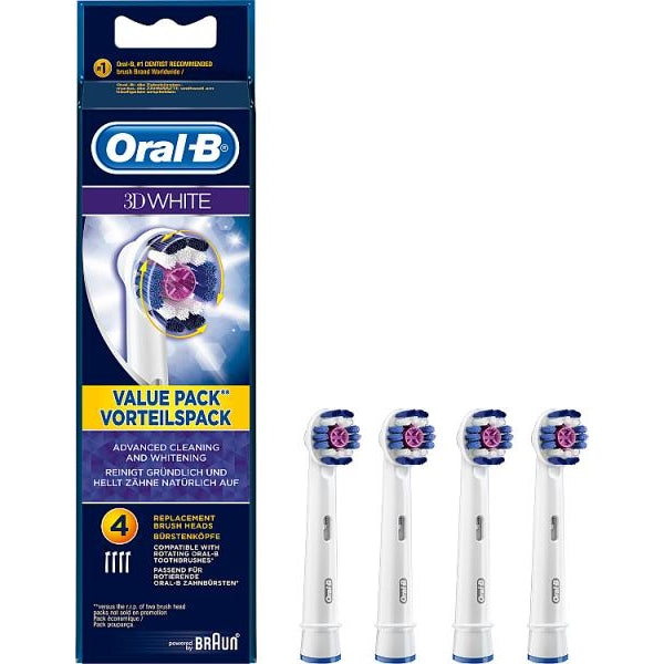 Oral-B 3D White Heads 4Pk