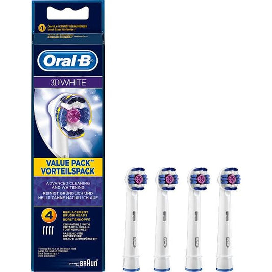 Oral-B 3D White Heads 4Pk