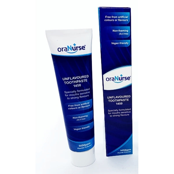 OraNurse Unflavoured Toothpaste | 1450ppm Fluoride