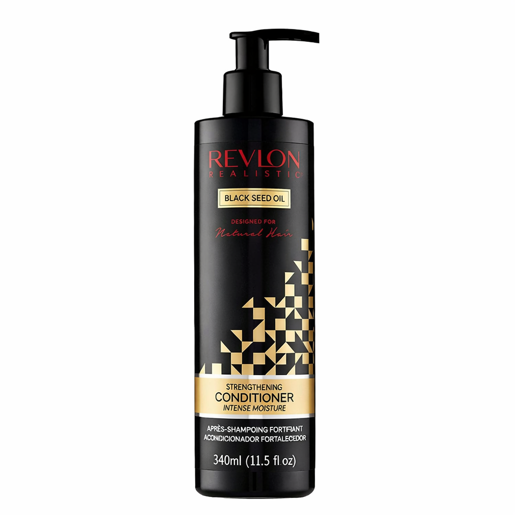 Revlon Realistic Black Seed Oil Strengthening Conditioner 340ml | Shine & Strength