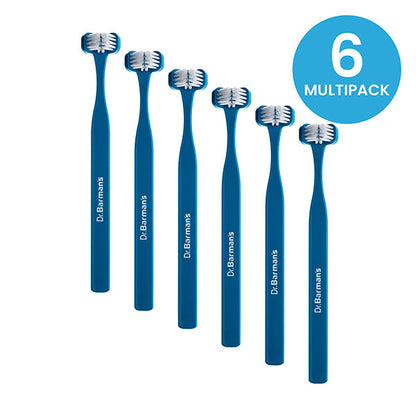 Dr. Barmans Superbrush (Ages 12+) Triple-Action Multipack of 6