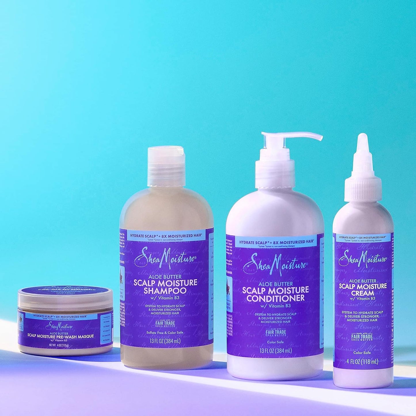 Shea Moisture Aloe Butter Scalp Moisture Conditioner 13 fl oz | Hydrate & Strengthen Hair