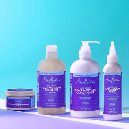 Shea Moisture Aloe Butter Scalp Moisture Conditioner 13 fl oz | Hydrate & Strengthen Hair
