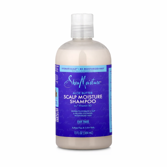 Shea Moisture Aloe Butter Scalp Moisture Shampoo 13 fl oz | Hydrate & Strengthen Hair