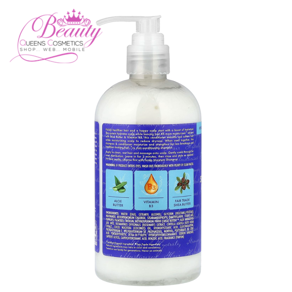 Shea Moisture Aloe Butter Scalp Moisture Conditioner 13 fl oz | Hydrate & Strengthen Hair