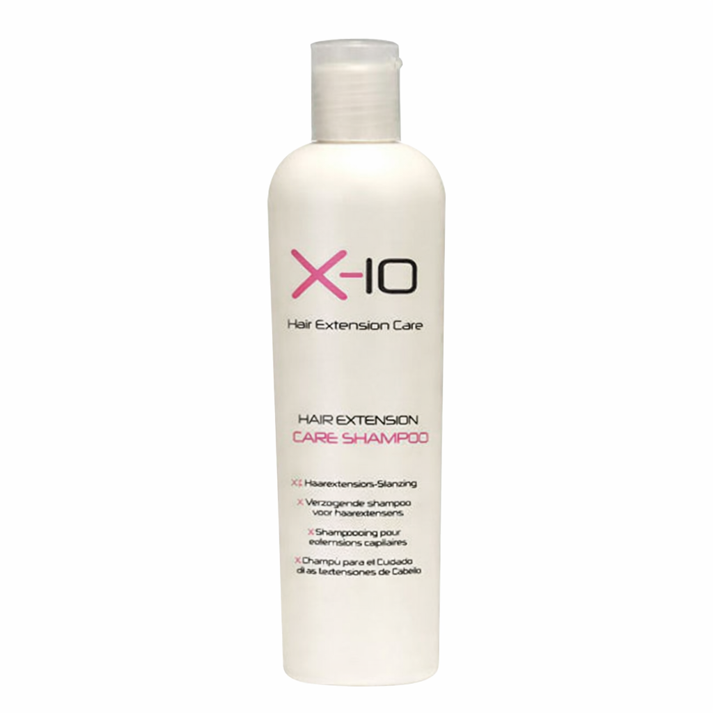 X-10 Hair Extension Care Shampoo 250ml | Gentle Cleansing & Detangling for Extensions