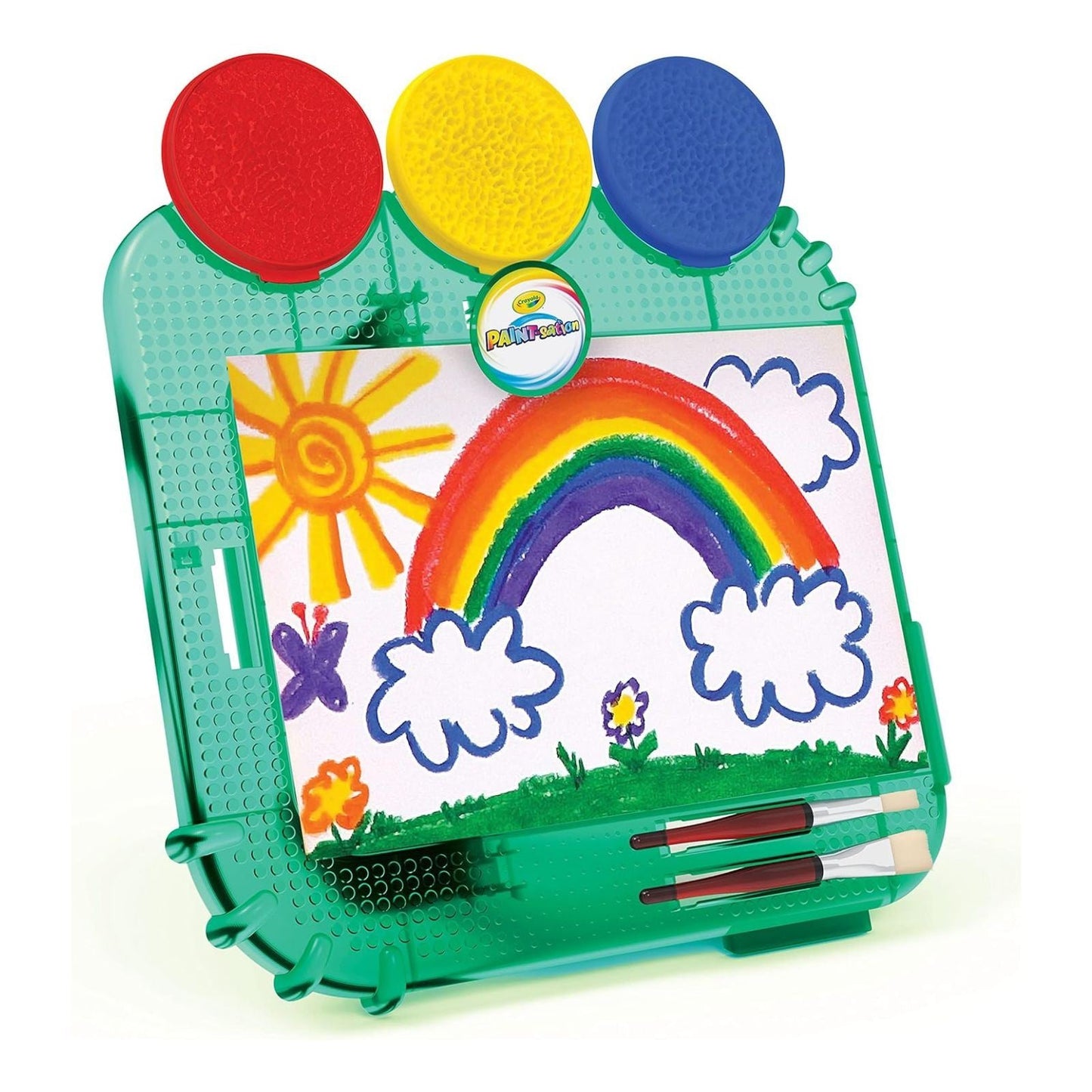 Crayola Paint-sation: Table Top Easel | No-Spill Painting Kit | Ideal for Kids Aged 3+