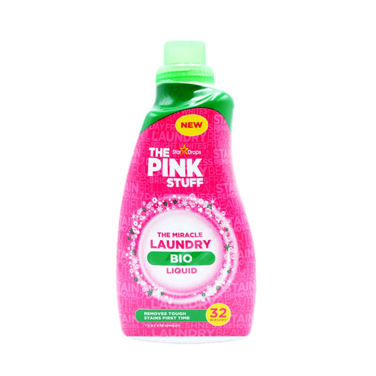 The Pink Stuff Miracle Bio Laundry Stain Remover Liquid Detergent 960ml