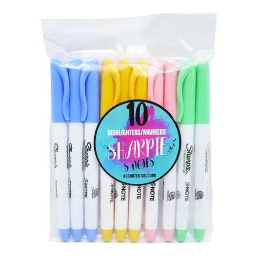 Sharpie S-Note Creative Markers Asst Colours Pack of 10