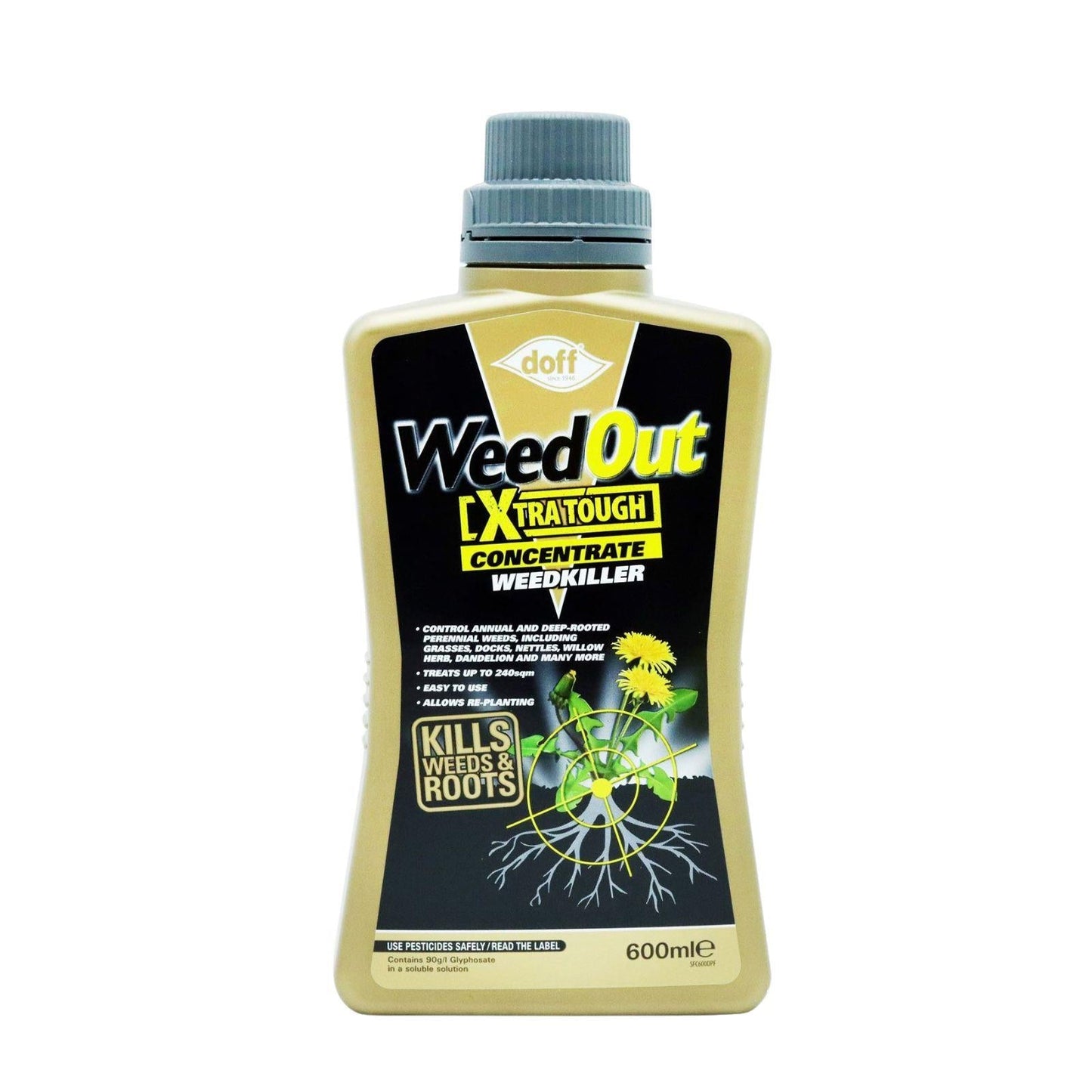 Doff WeedOut Xtra Tough Weedkiller Concentrate 600ml