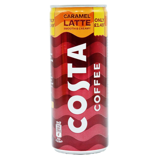 Costa Coffee Caramel Latte 250ml (Box of 12)