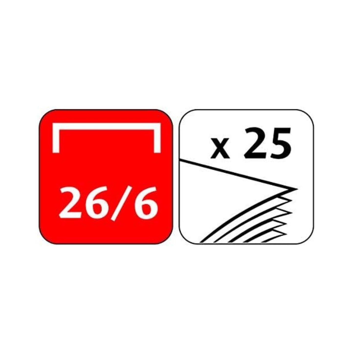 Maped Office Essentials Half Strip Metal Stapler (20 sheets)