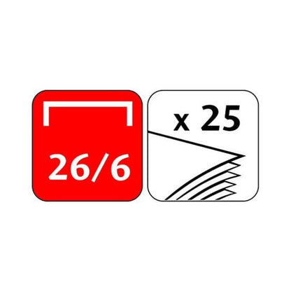 Maped Office Essentials Half Strip Metal Stapler (20 sheets)