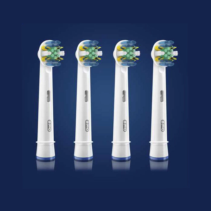 Oral-B Toothbrush Replacement Heads Floss Action 4Pk