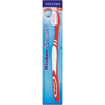 Wisdom Smokers Extra Hard Bristles Toothbrush