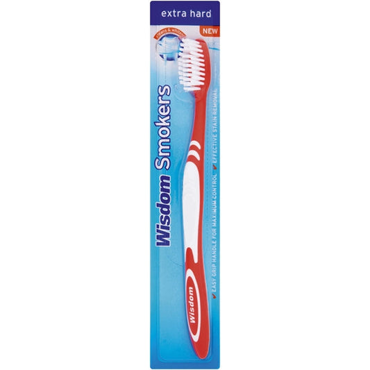 Wisdom Smokers Extra Hard Bristles Toothbrush