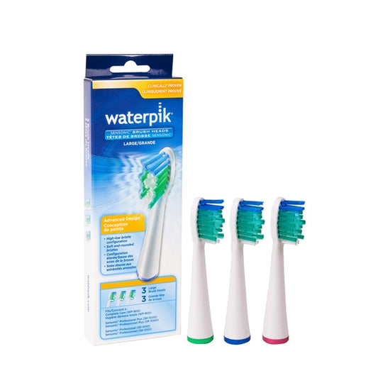 Waterpik Sensonic Toothbrush Standard Replacement Heads 3's